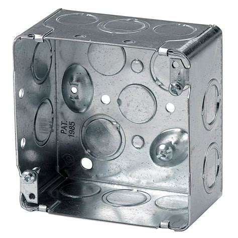 4sq 2-1 8 deep electrical box|shallow 4x4 electrical box.